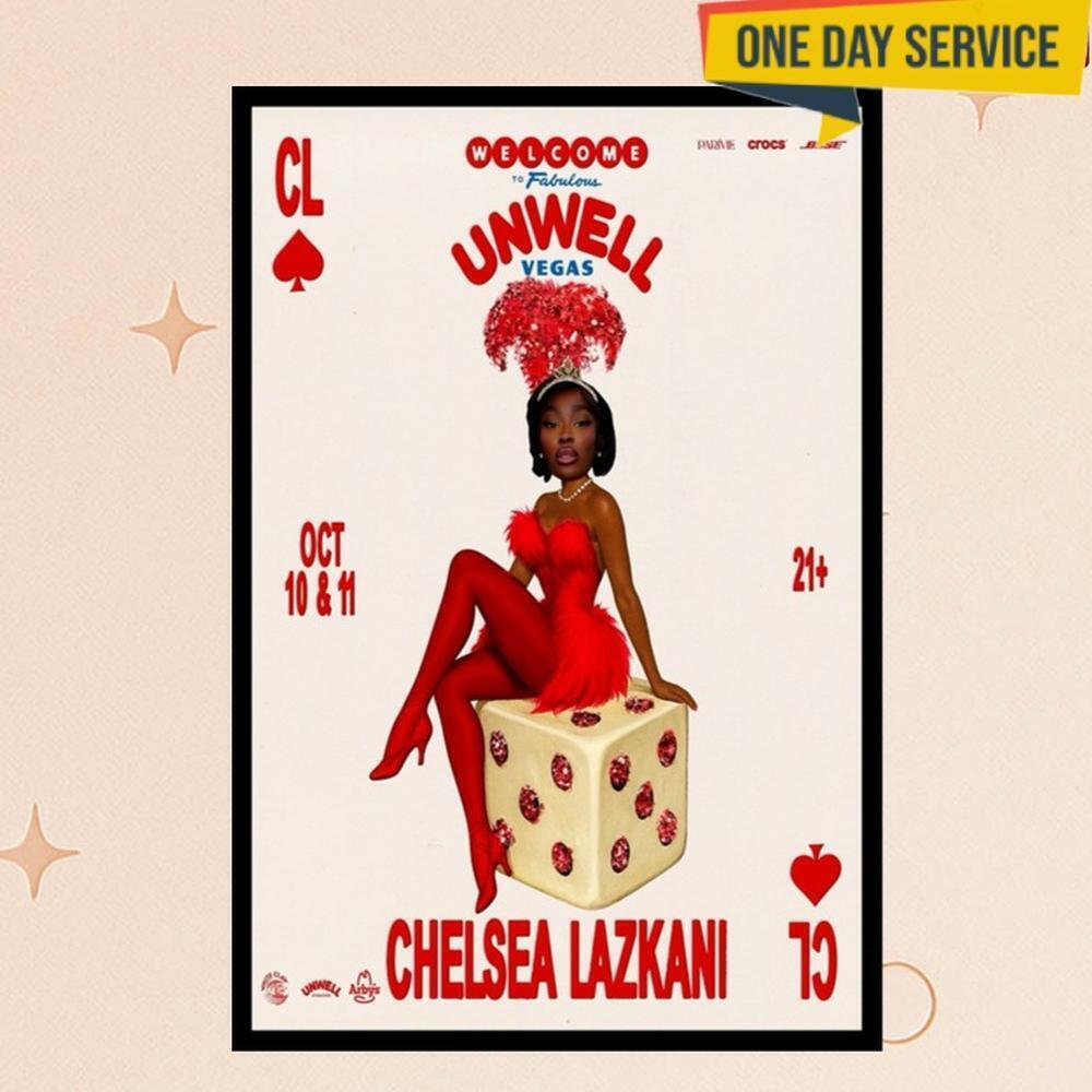 Chelsea Lazkani October 11 2025 Vegas Event Poster